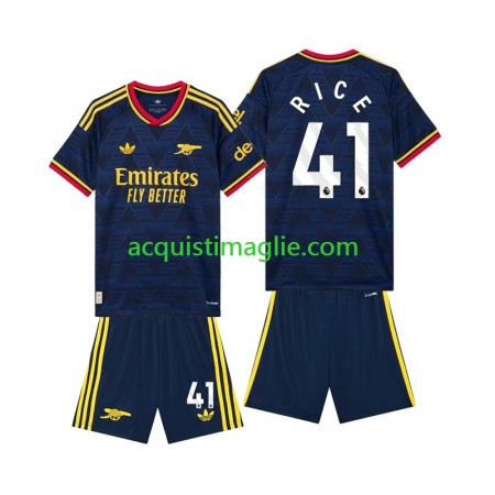 Divisa di Calcio Arsenal Declan Rice 41 Bambino Trasferta 2026/2027